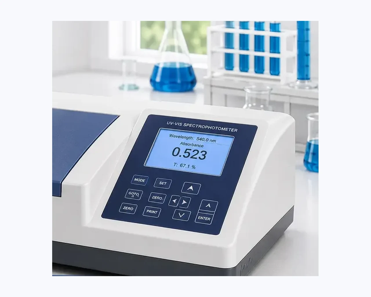 Double-Beam UV–Vis Spectrophotometer