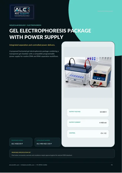 Gel Electrophoresis Package with Power Supply