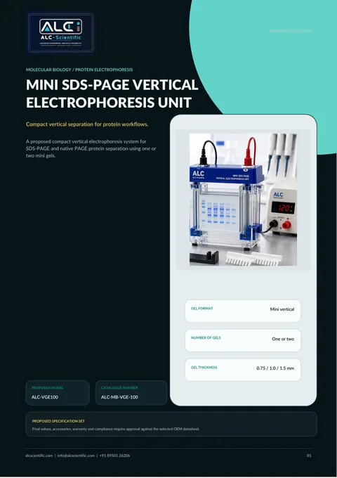 Mini SDS-PAGE Vertical Electrophoresis Unit