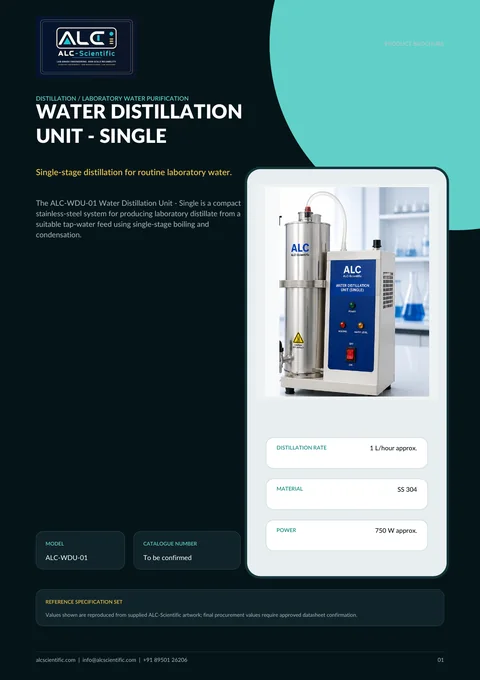 Water Distillation Unit — Single