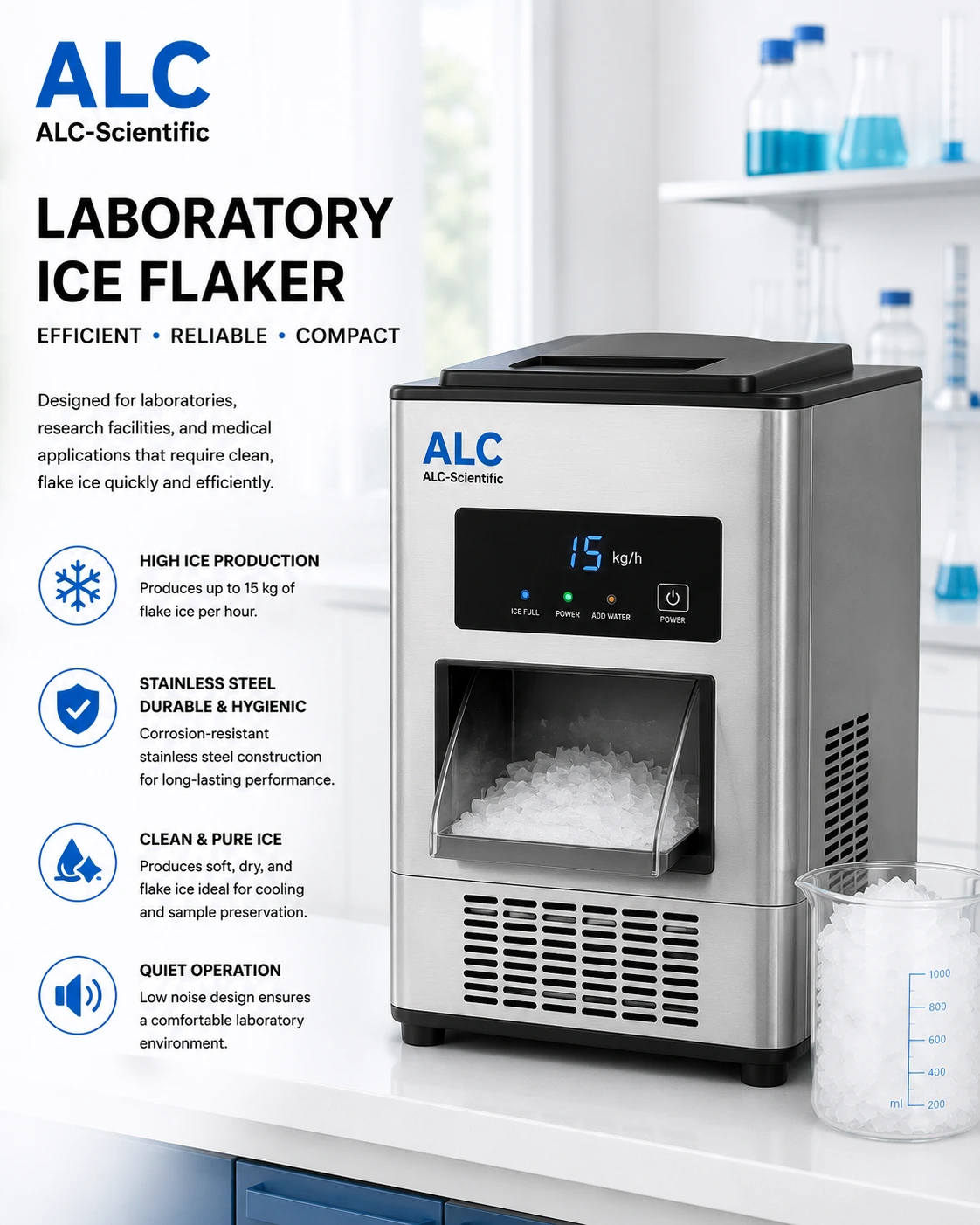 Laboratory Ice Flaker